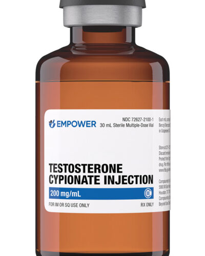 Empower Testosterone Cypionate Injection 200 mg/mL – 30 mL Sterile Multidose Vial