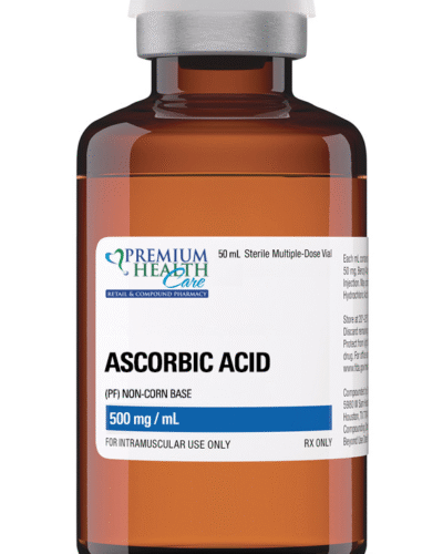Ascorbic Acid (Preservative-Free, Non-Corn Base) 500 mg/mL – 50 mL Vial