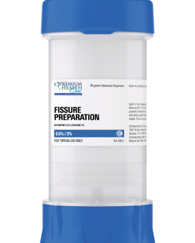 Fissure Preparation – Nifedipine 0.5% / Lidocaine 3% Ointment – 60 Grams