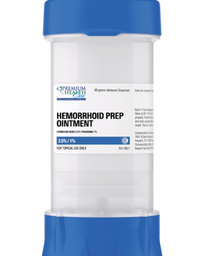Hemorrhoid Prep – Hydrocortisone 2.5% / Pramoxine 1% Ointment – 60 Grams
