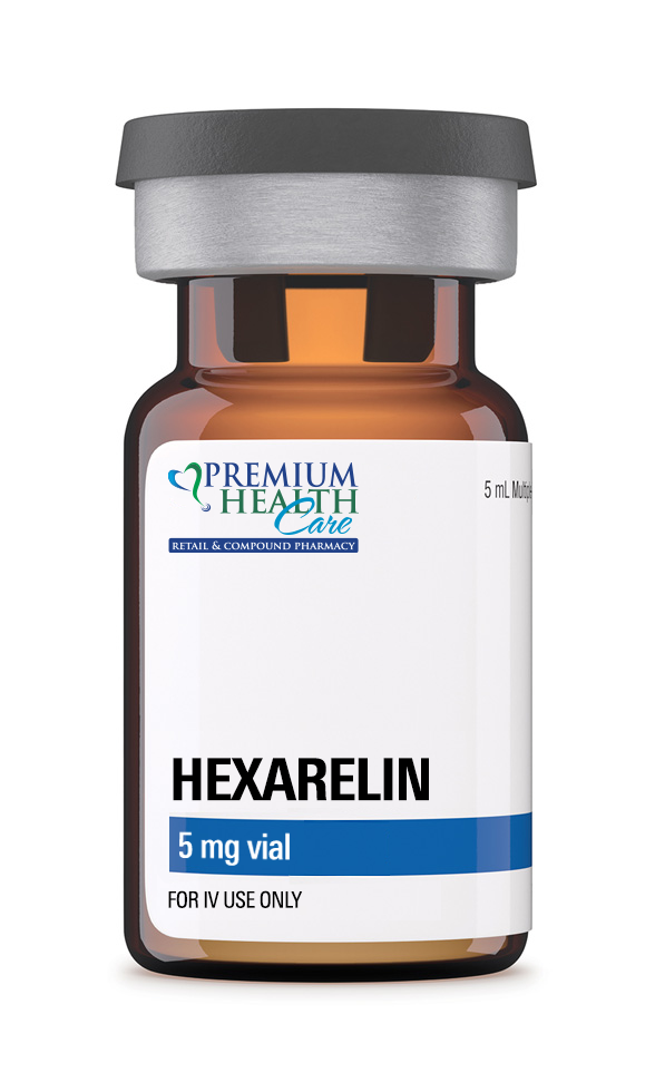Hexarelin – 5 mg Vial / 5 mL (Lyophilized Peptide for Reconstitution)