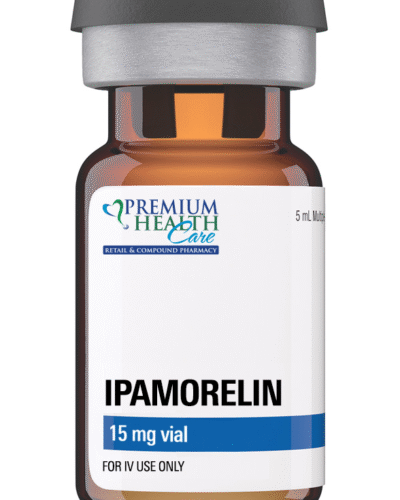 Ipamorelin – 15 mg Vial / 5 mL (Lyophilized Peptide for Reconstitution)