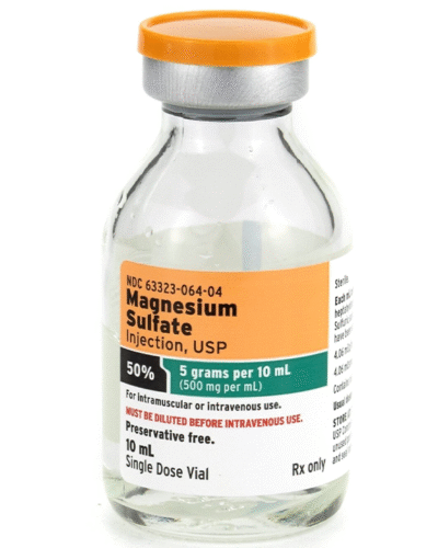 Magnesium Sulfate Injection 50% (500 mg/mL) – 10 mL Vial