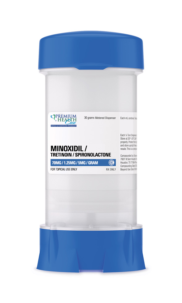 Minoxidil / Tretinoin / Spironolactone Topical Cream