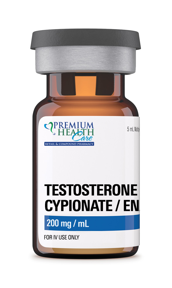 Testosterone Cypionate/Enanthate Injection – 200 mg/mL, 5 mL Vial