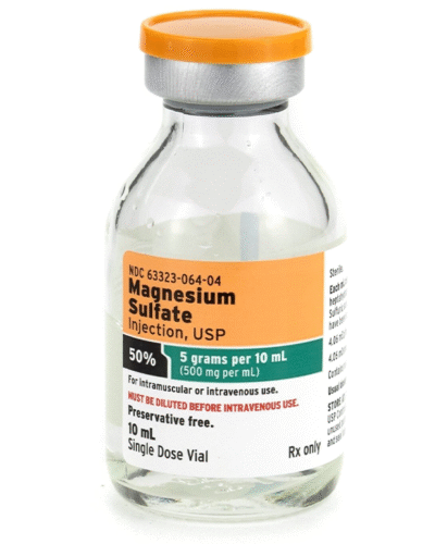 Magnesium Sulfate 50% Injection – 500 mg/mL (Heptahydrate) – 10 mL Vial (Preservative-Free)